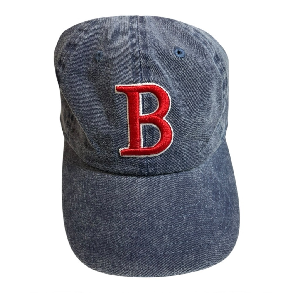 Bay State Apparel Boston Red Sox Baseball Hat Denim Blue Cap Adjustable - Picture 2 of 8